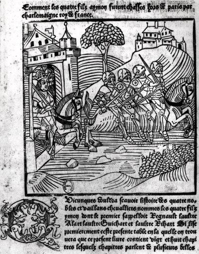 The Four Sons of Aymon are Chased Away by Charlemagne, from 